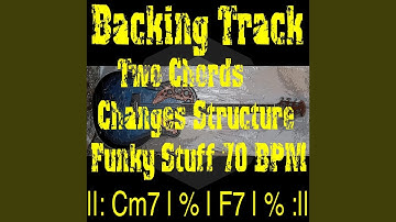 Backing Track Two Chords Changes Structure Cm7 F7