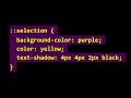 How to Change Text Selection Styling with CSS