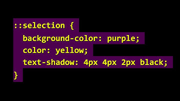 How to Change Text Selection Styling with CSS
