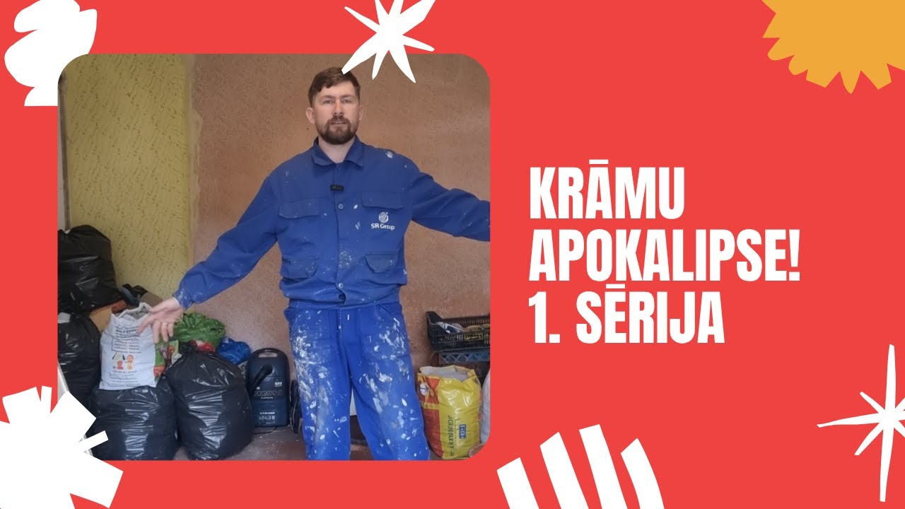 Pirms remonta sākuma, krāmu apokalipse dzīvoklī! 1. sērija.