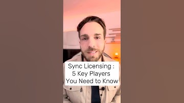 Sync Licensing Explained: 5 Key Players You Need to Know