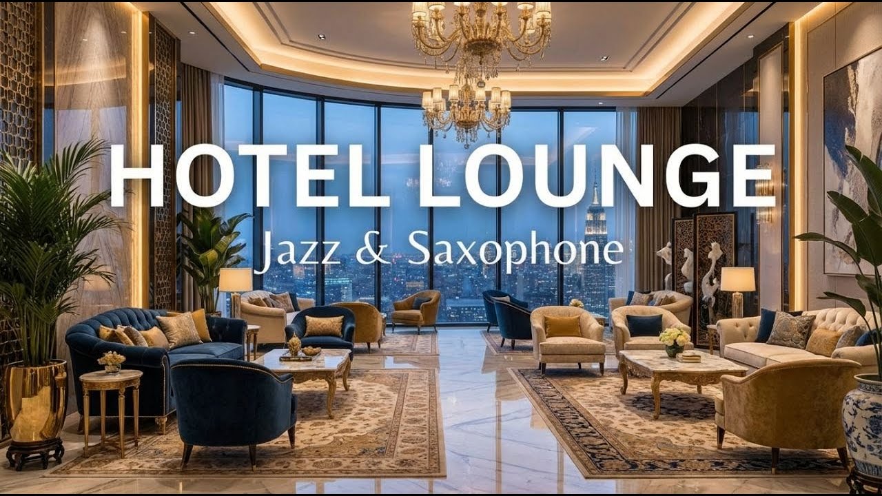 Hotel Lounge Music 🎷Smooth Jazz Saxophone for Luxury Lounge & Elegant Vibes
