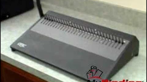 An Introduction to the GBC 16DB Plastic Comb Opener