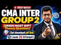 CMA Inter Group 2 OMSM Most Important Theory Questions with Pdf | June 2026 Attempt