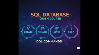 🔥 SQL DDL Commands Explained | CREATE, ALTER, RENAME, DROP | For Web Dev & Data Analyst Beginners