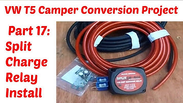 VW T5 Camper Conversion Project Part 17: Fitting VSR Split Charge Relay Installation
