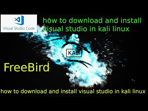 how to  download and install visual studio in kali linux