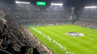 Himno del Real Betis cantado por más de 53.500 en el Benito Villamarín