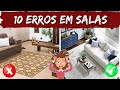 10 ERROS NA DECORAÇÃO DE SALA DE ESTAR - PARA NÃO ERRAR