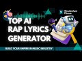 Best 8 AI Rap Lyrics Generators