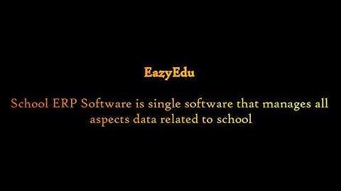 EazyEdu | School ERP Management Software
