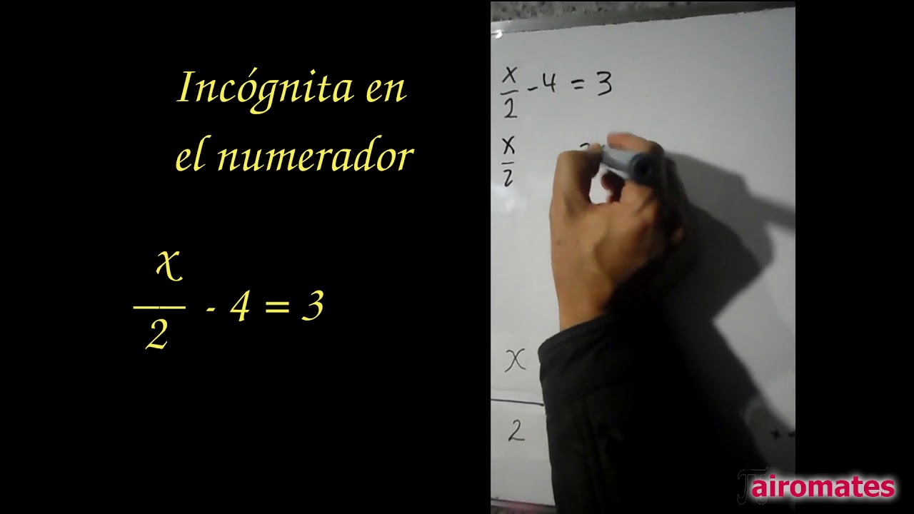 como resolver ecuaciones con fracciones despeje lección 3 YouTube