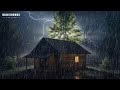 Rain Sounds for Sleeping - ASMR Rain and Thunder Sounds on Cabin Roof For Sleeping, Relaxing #Rain 3