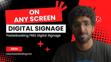 How to use PosterBooking on any screen using amazon signage stick 2024