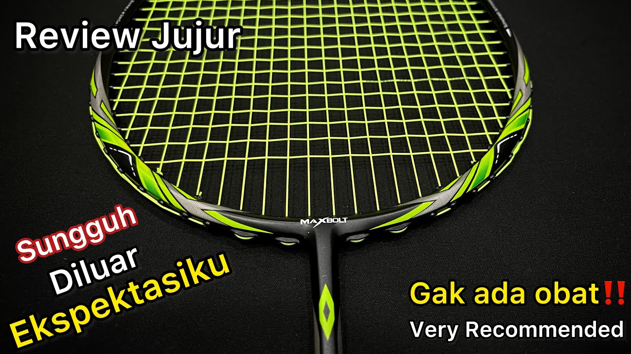 Raket smash TERINGAN dibumi (8U) | percaya nggak percaya raket ini POWERFUL 🔥🔥🔥 Maxbolt Nezer x19