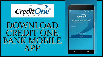 Download Credit One Bank Mobile Banking App | Credit One Online Banking Login 2021
