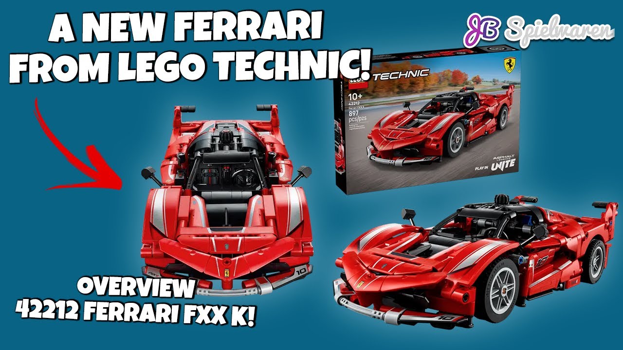 LEGO Technic 42212 Ferrari FXX K! | Overview - YouTube