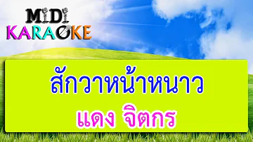 สักวาหน้าหนาว - แดง จิตกร | MIDI KARAOKE มิดี้ คาราโอเกะ