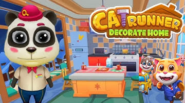 Cat Runner Decorate Home | Android Gameplay ( IOS ) | New event | New Character-