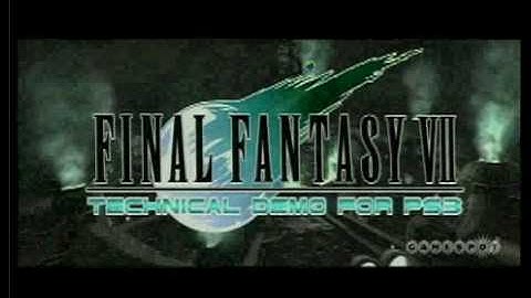 Final Fantasy 7 remake for PS3 technical demo
