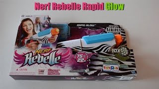 ~Unboxing~ Nerf Rebelle Rapid Glow (Super Stripes Collection) Unboxing Video ~Unboxing~ @Nerf2me2