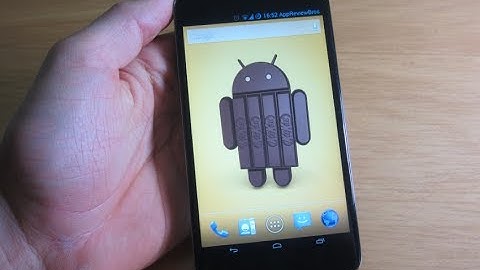 Android Kitkat 3D Live Wallpaper