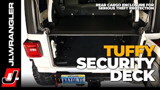 Jeep JL Wrangler Tuffy Security Deck Enclosure Installation