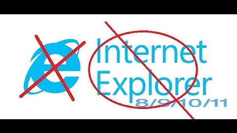 How to remove internet explorer permanently