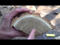 Splitting Wood Logs for Bow Staves