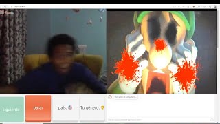 Mario jumpscares a kid on omegle (Fanmade)