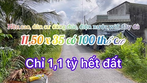 💕💕💕Đất nền có thổ cư,👉gần thành phố gò công, 👉đường đi và tiện ích rất thuận tiện.