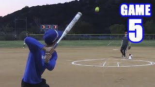 HE HIT FIVE HOME RUNS IN THE FIRST SOFTBALL GAME OF HIS LIFE! | On-Season Softball Series | Game 5