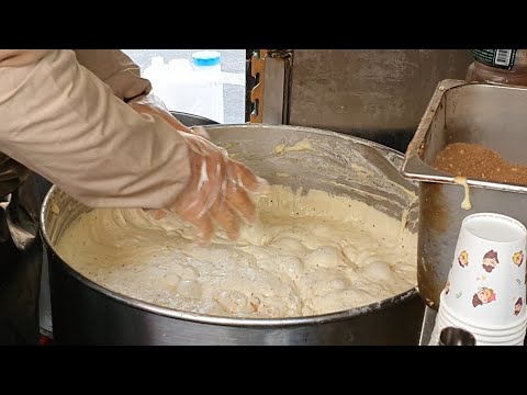 쫄깃쫄깃 줄서서 먹는 옛날[찹쌀호떡] / korean pancake, korean snack / street food