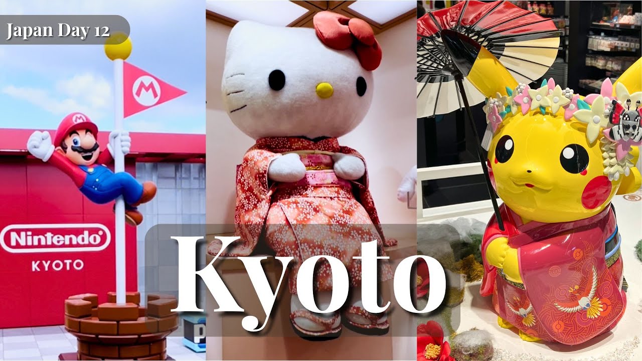 A Cozy Shopping Morning in Kyoto: Disney, Nintendo, Sanrio & Pokémon Stores || Japan Day 12
