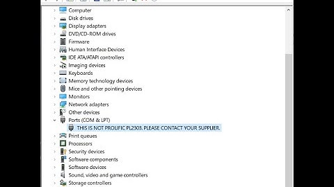 How to fix the Prolific USB to Serial driver on Windows 11