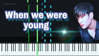 When we were young - Eric chou piano tutorial