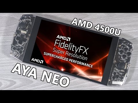 AYA NEO - AMD FidelityFX Super Resolution - Is it Just Resolution Scaling + Radeon Image Sharpening?