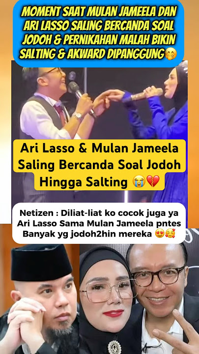 Mulan Jameela & Ari Lasso Salting Di Atas Panggung😱 #arilasso #mulanjameela #ahmaddhani