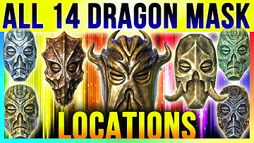 Skyrim Alle 14 Dragon Priest-maskerlocaties in Special Edition & DLC Dragonborn (TOP 10 beste mas...