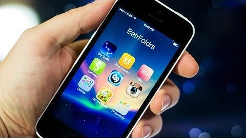 iOS 7 Cydia Tweaks: BetrFoldr - Nested Folders, Transparency & Pinch To Close