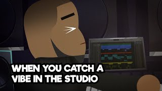 When you catch a vibe in the studio | Ft @fooly23