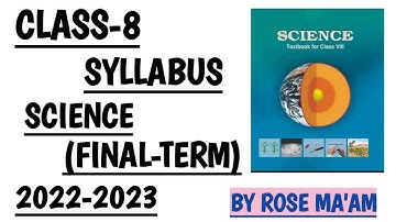 CLASS-8/SCIENCE/SYLLABUS/FINAL TERM/2022-2023/NCERT SYLLABUS‎‎‎@mathssolutionswithrosemaam4136