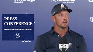 Bryson Dechambeau Press Conference 2024 Pga Championship Round 4