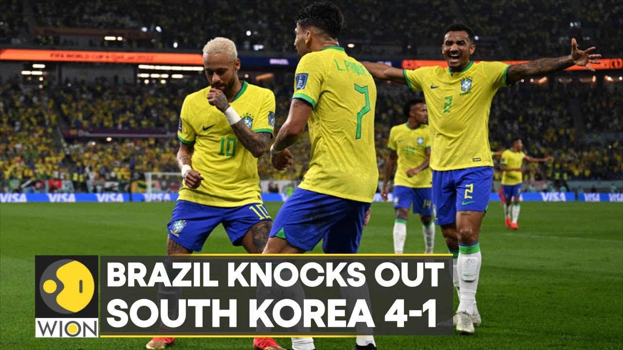 Brazil beats South Korea 4-1 to storm into quarter-finals | International News | Top News | WION