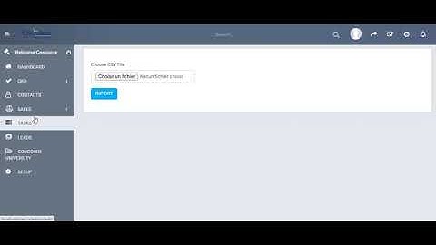 Import contact  demo