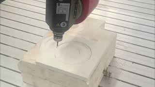 GRG Glass Fiber Reinforced Gypsum Board Milling 5 Axis CNC Router Machine Milling