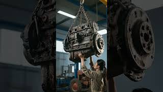 Extreme ASMR Time-Lapse: 1948 Case VAC Tractor Restoration 🚜🔥 #shorts