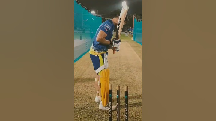 M S Dhoni Back in Training | Back in Yellow 💛 | Tata IPL |