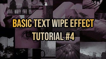 Alight Motion Tutorial #4 | (TAGALOG) | Basic Text Wipe Effect