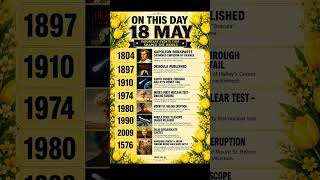 on this day 18 May 🌺#shortsvideo #currentaffairs #news #history #army #warzone #india #world #ipl